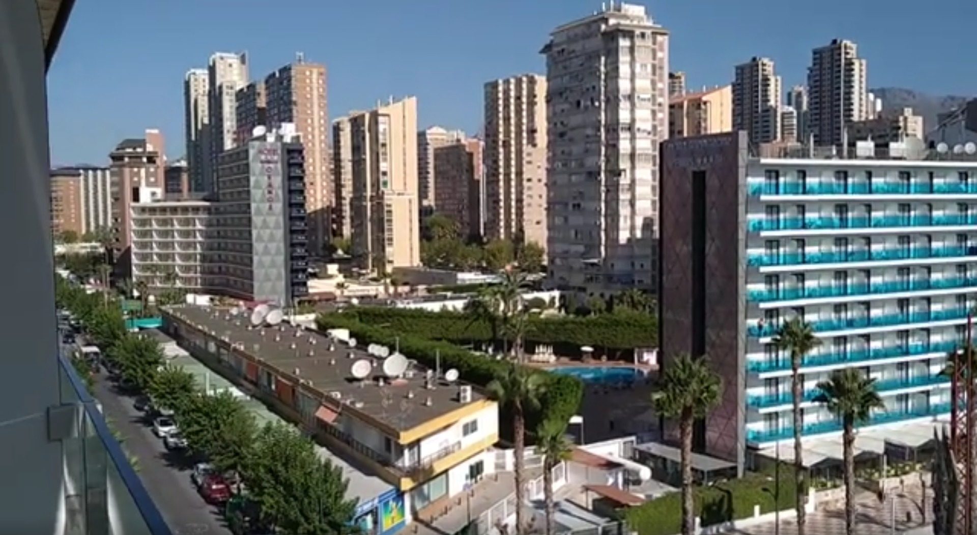 Benidorm view from Presidente hotel