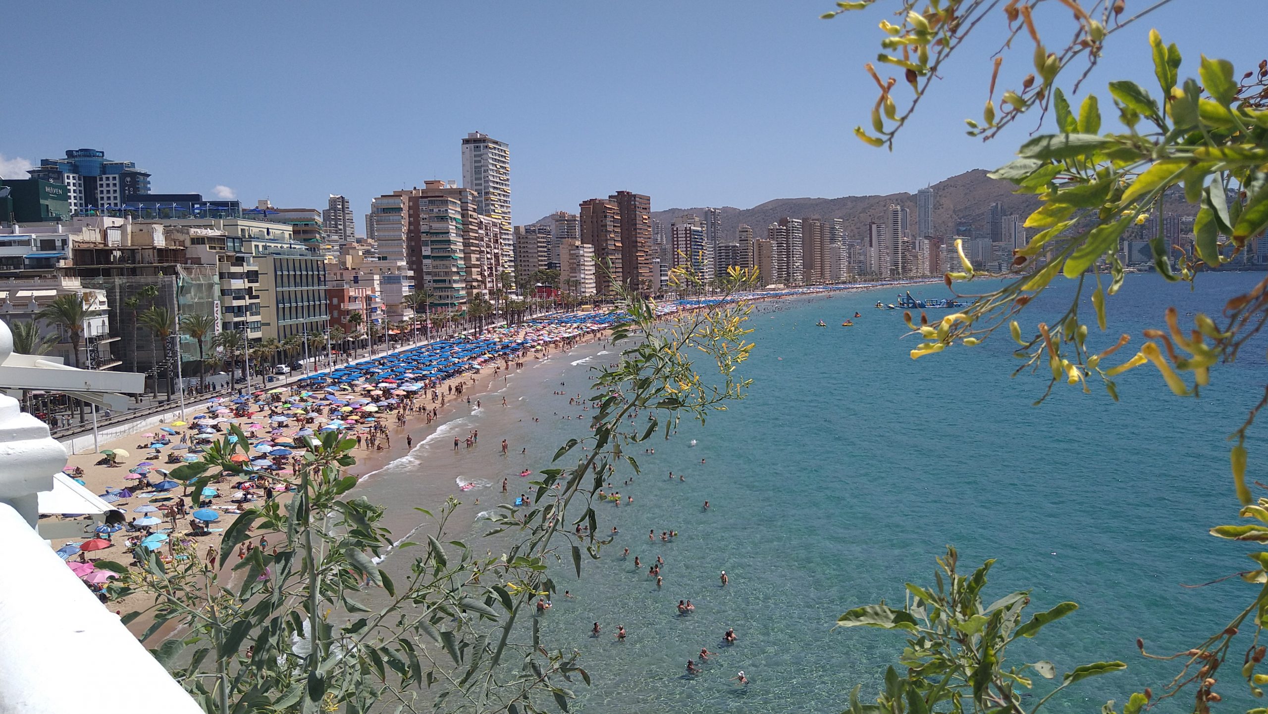 Levante beach, Benidorm, Spain